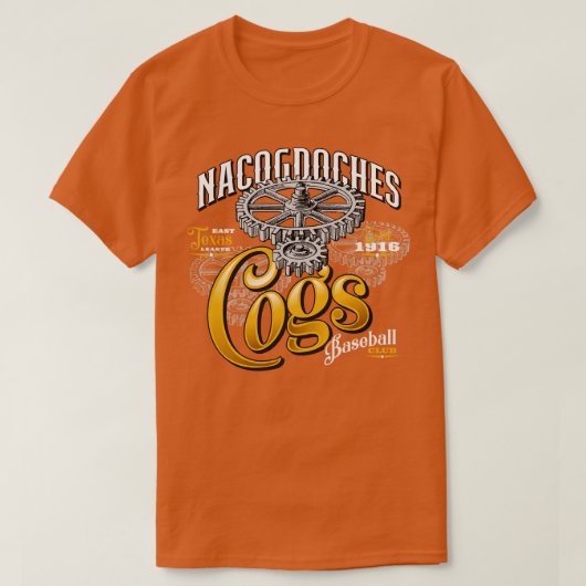 Nacogdoches Cogs T-shirt (Design voorkant)