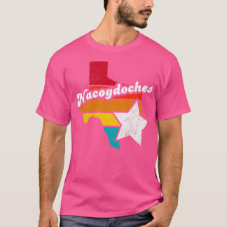 Nacogdoches Texaanse Vintage Verdrietig Souvenir 2 T-shirt