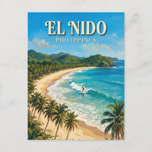 Nacpan Beach, El Nido Filipijnen Briefkaart