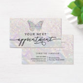 nacre butterfly faux glitter - kaart (Bureau)