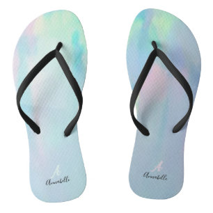 Nacre kustmonogram, mooi koel monogram teenslippers