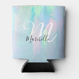 Nacre kuststrook tropische elegante koelbox blikjeskoeler