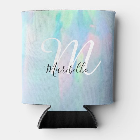 Nacre kuststrook tropische elegante koelbox blikjeskoeler (Voorkant)