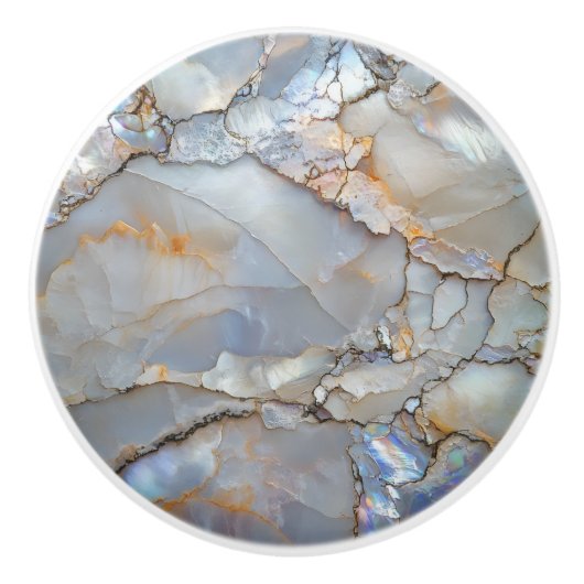 Nacre Natuur Pattern Keramische Knop (Voorkant)