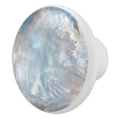 Nacre Pearl Pattern Keramische Knop (Rechts)