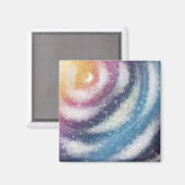 Nacreous Wolken Magnet (Voorkant / Achterkant)