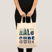 Nacu-Surf tropische golven strandtas Tote Bag (Voorkant (product))