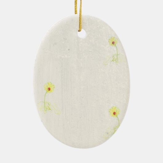 "Nada de turbe" San Teresa di Avila Keramisch Ornament (Achterkant)