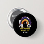 Nada Me Asusta Soja Acteur - Halloween Arcoiris Ronde Button 5,7 Cm (Voorkant /achterkant)