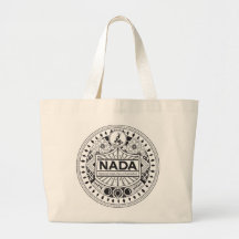 NADA TRIBAL DESIGN JUMBO CANVAS TAS FOR LIFE