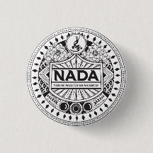 NADA TRIBAL STYLE 1,25-INCH ROND BADGE
