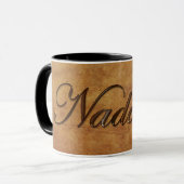 NADAL Naam-Branded Gift Drink Mok (Voorkant links)