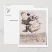 Nadar (1820-1910) met fotografie naar de hei briefkaart (Voorkant / Achterkant)