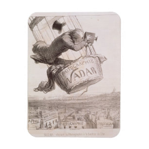 Nadar (1820-1910) met fotografie naar de hei magneet