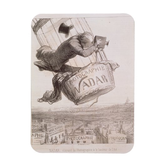 Nadar (1820-1910) met fotografie naar de hei magneet (Verticaal)