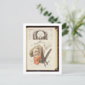 Nadar (1820-1910), titelpagina "La Lune", publicee Briefkaart (Staand voorkant)