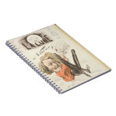 Nadar (1820-1910), titelpagina "La Lune", publicee Notitieboek (Rechterzijde)