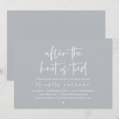 Nadat de knoop is gehakt, Happy Ever After Brunch Kaart (Voorkant / Achterkant)