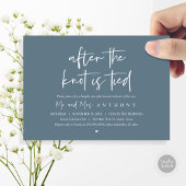 Nadat de knoop is gehakt, Happy Ever After Brunch Kaart