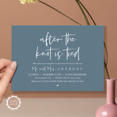 Nadat de knoop is gehakt, Happy Ever After Brunch Kaart