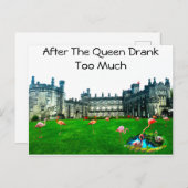 Nadat de koningin te veel Drink Briefkaart (Voorkant / Achterkant)