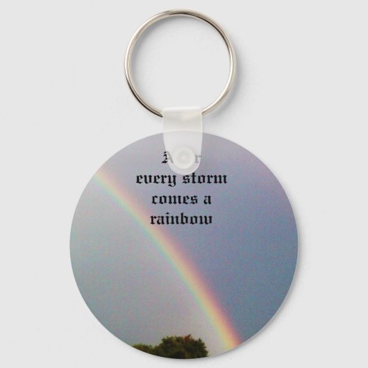 NADAT ELK STORM EEN RAINBOW sleutelhanger KOMT (Voorkant)