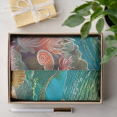 Nadat Reef Pijlstaartrog, ontwerp 2 Tissuepapier (Geschenk)