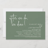 Nadat we dat hebben gedaan, drinken we een weddens kaart (Voorkant)