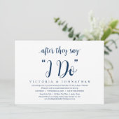 Nadat ze zeggen dat ik dat wel doe, zal ik Elopeme Kaart (Staand voorkant)