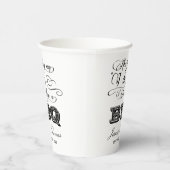 Nadat ze zeggen dat ik wel een BBQ heb! na de brui Papieren Bekers (Rechts)