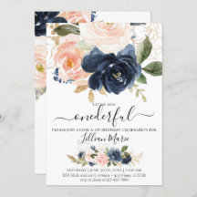 Nade en Blush Birthday Invitation for a Girl