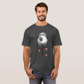 Nadenkend, mooi en uniek T-shirt (Voorkant volledig)