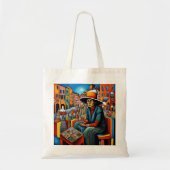 Nadenkend Tote Bag (Voorkant)