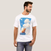Nadenkende Capybara T-shirt (Voorkant volledig)