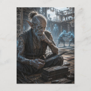 Nadenkendheid / Bladmaker / Worstelaars' Tatami Briefkaart