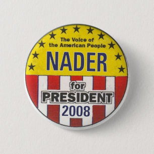 Nader 2008-Button Ronde Button 5,7 Cm