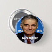 Nader 2008-Button Ronde Button 5,7 Cm (Voorkant /achterkant)