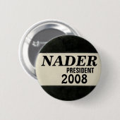 Nader Black en White Button (Voorkant /achterkant)