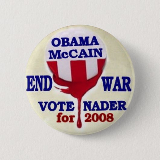 Nader End War Button (Voorkant)