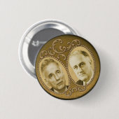 Nader/FDR Retro-Button Ronde Button 5,7 Cm (Voorkant /achterkant)