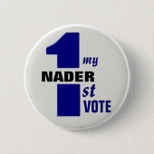 Nader First Vote Button (Voorkant)