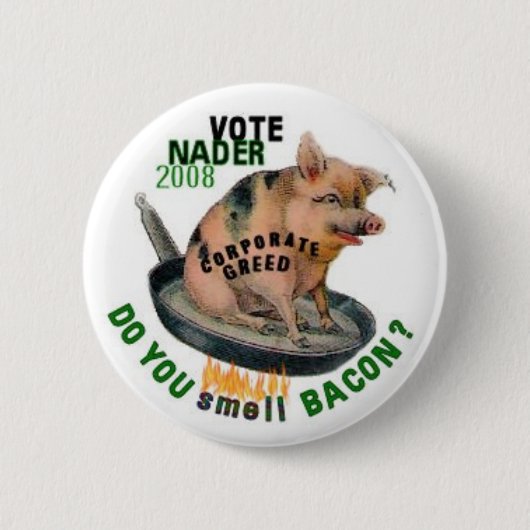 Nader Greedy Pig Button (Voorkant)