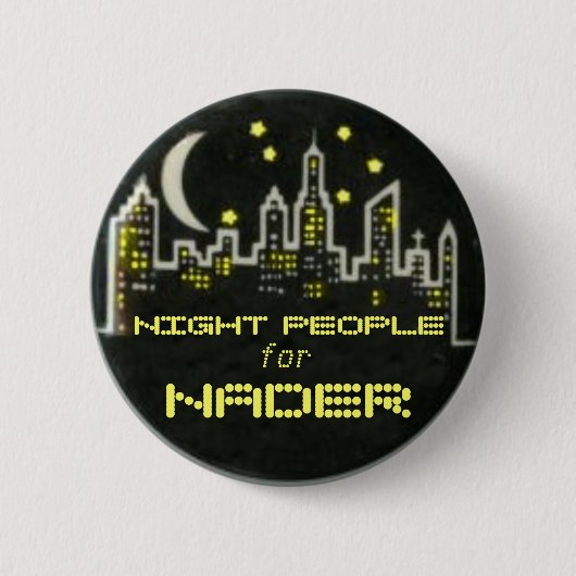 Nader Night People Button (Voorkant)