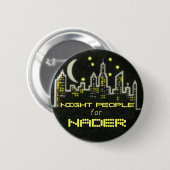 Nader Night People Button (Voorkant /achterkant)