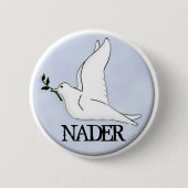 Nader Peace Dove Button (Voorkant)