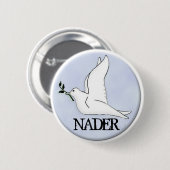 Nader Peace Dove Button (Voorkant /achterkant)