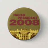 Nader White House Button (Voorkant)