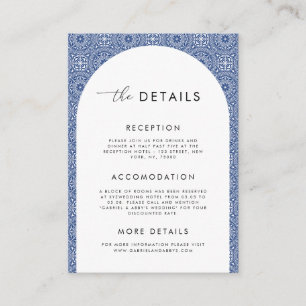 Nadere bijzonderheden over de blauwe mediterrane T Informatiekaartje