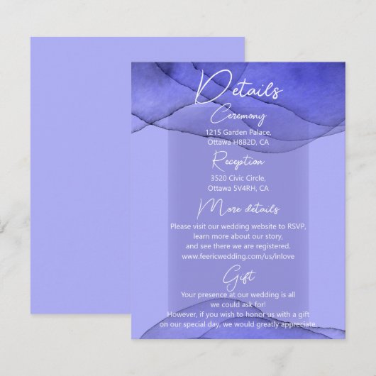 Nadere bijzonderheden over de bruinkoollavenbruilo informatiekaartje (Voorkant / Achterkant)