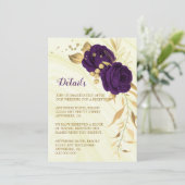 Nadere bijzonderheden over de florale marmering va informatiekaartje (Staand voorkant)